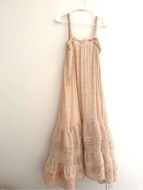 Blu Pepper Boho Beige & Cream Dress